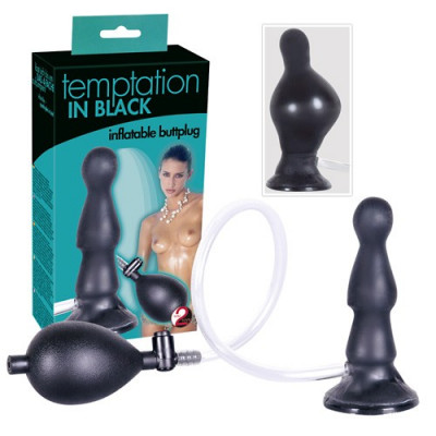 CUNEO ANALE GONFIABILE \"TEMPTATION IN BLACK\"