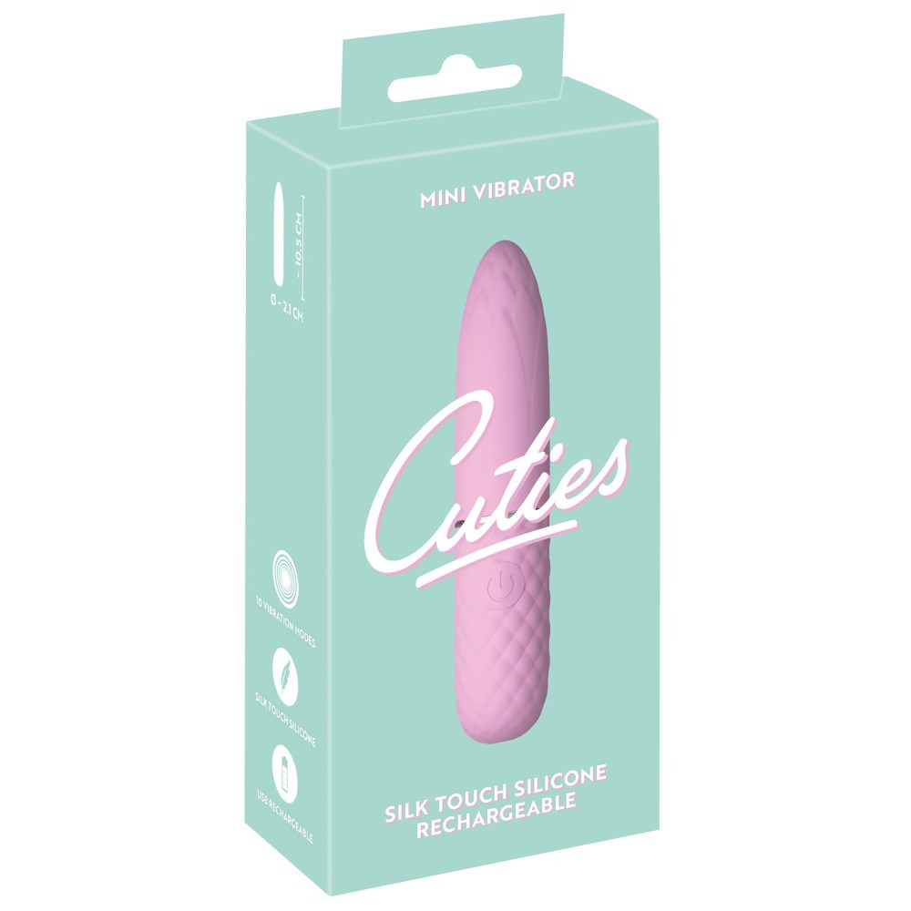 MINI VIBRATORE CUTIES - CETRIOLINO ROSA